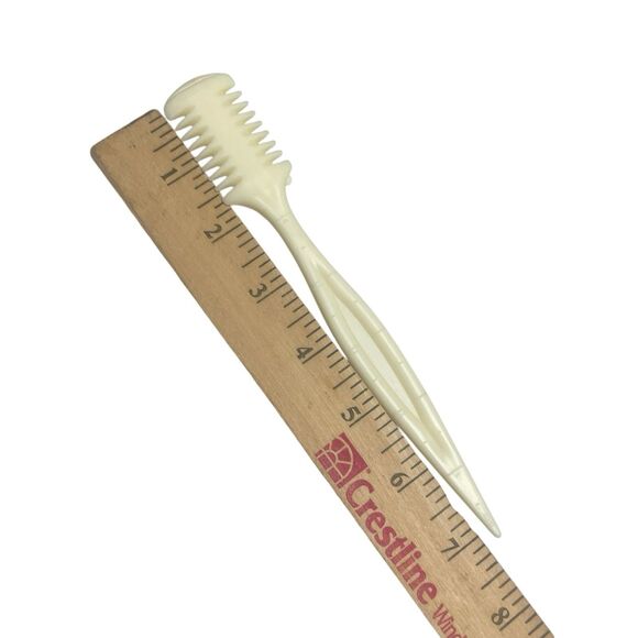 Vintage Tip-Top Do It Yourself Hair Trimmer Tip Top Comb Shaper White 7.25"L - Picture 2 of 4
